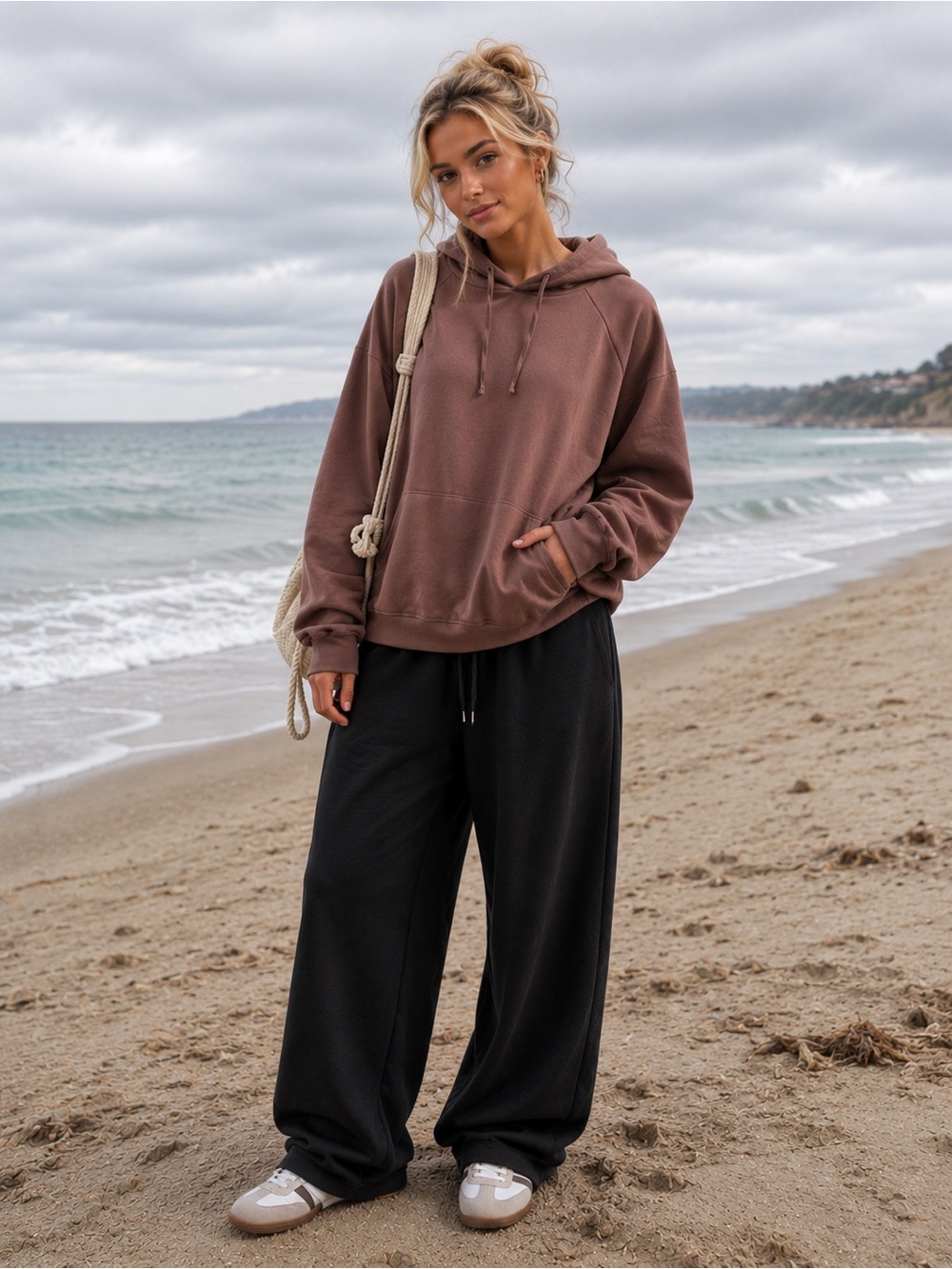 2X 3X Target Women's Mauve Brown Hoodie